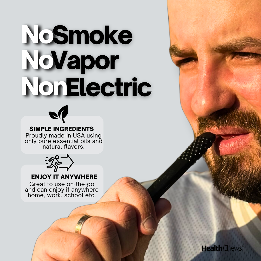 NEW Smokeless Inhaler PuffBar, Flexible Breather for Craving Relief – Quit Vaping & Smoking Naturally with Essential Oils With Refills