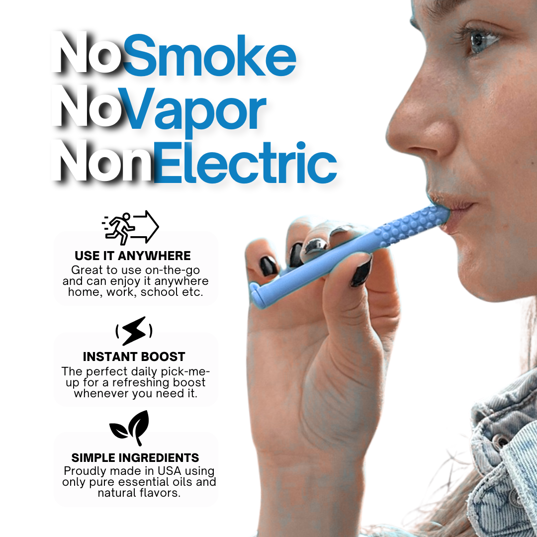 Health Chews Aroma Flex Relief Breathers with Reusable Flavor Cores to Help Quit Smoking, Vaping, Alcohol and Bad Habits