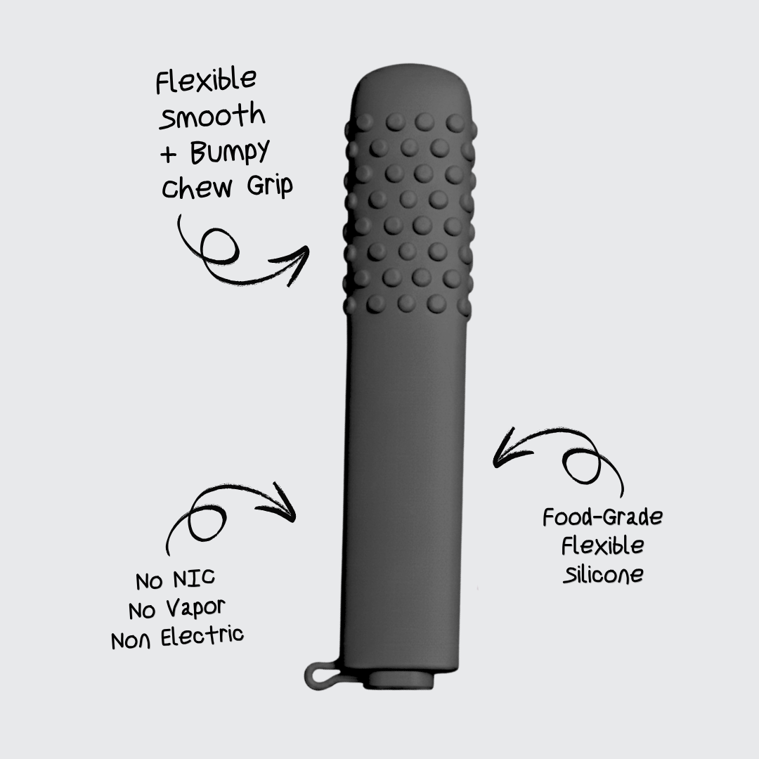 Sensory Fidget Stick Silicone Chewer, Portable Fresh for Habit Replacement, Oral Fixation Wellness Tool, Travel Friendly – Cool Mint