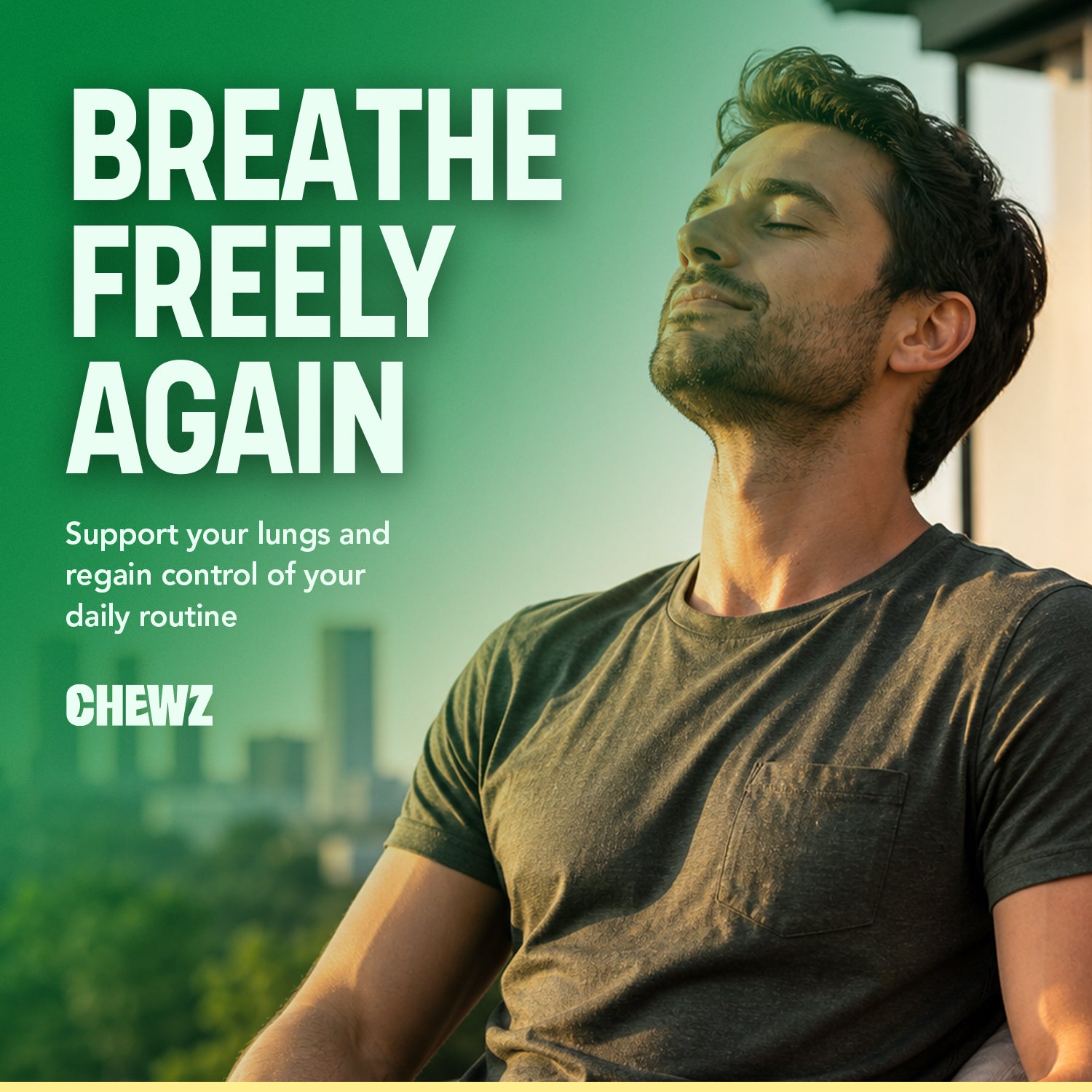 Respiratory & Breathing Wellness Gummies — L-Theanine 110mg | CHEWZ