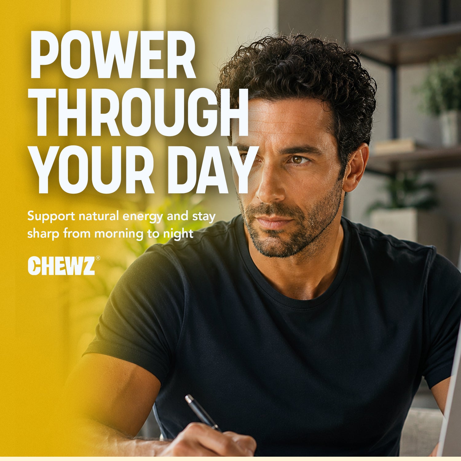 Daily Focus & Energy Gummies — American Ginseng, Vitamin B12 | CHEWZ