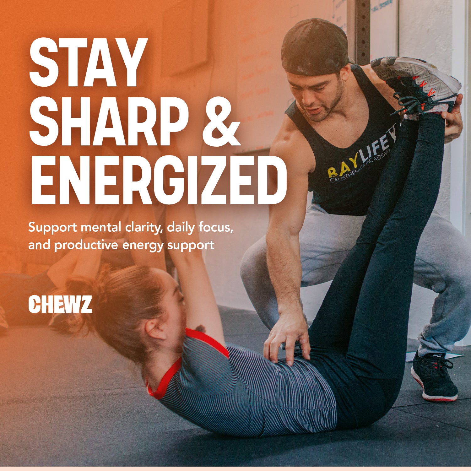 Daily Focus & Energy Gummies — American Ginseng, Vitamin B12 | CHEWZ