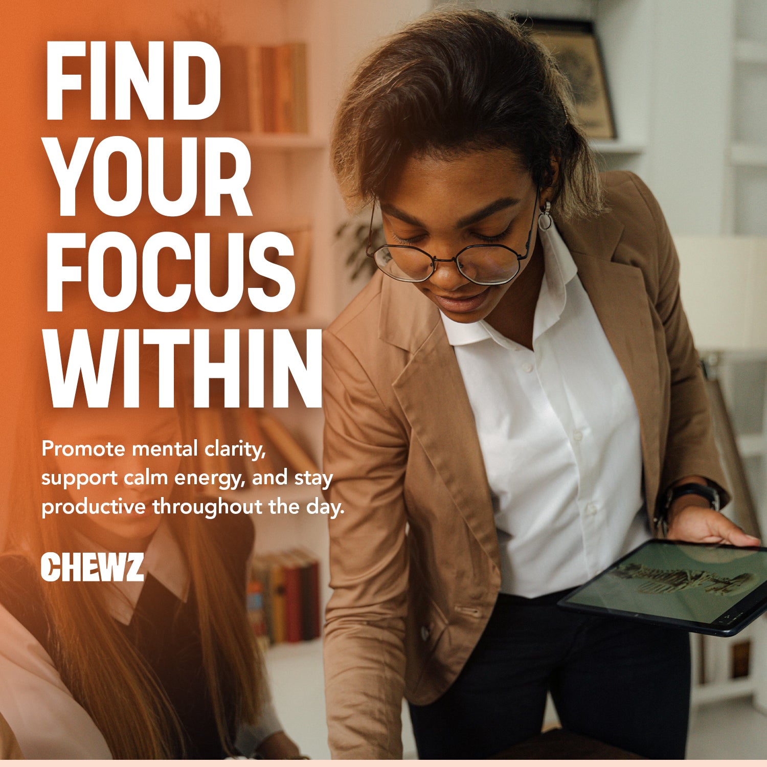 Daily Focus & Energy Gummies — American Ginseng, Vitamin B12 | CHEWZ