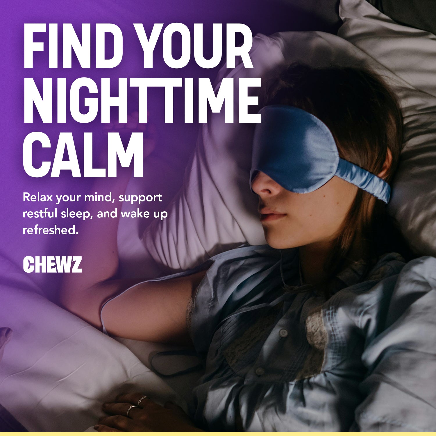 Sleep Support Gummies — Melatonin, L-Theanine | CHEWZ