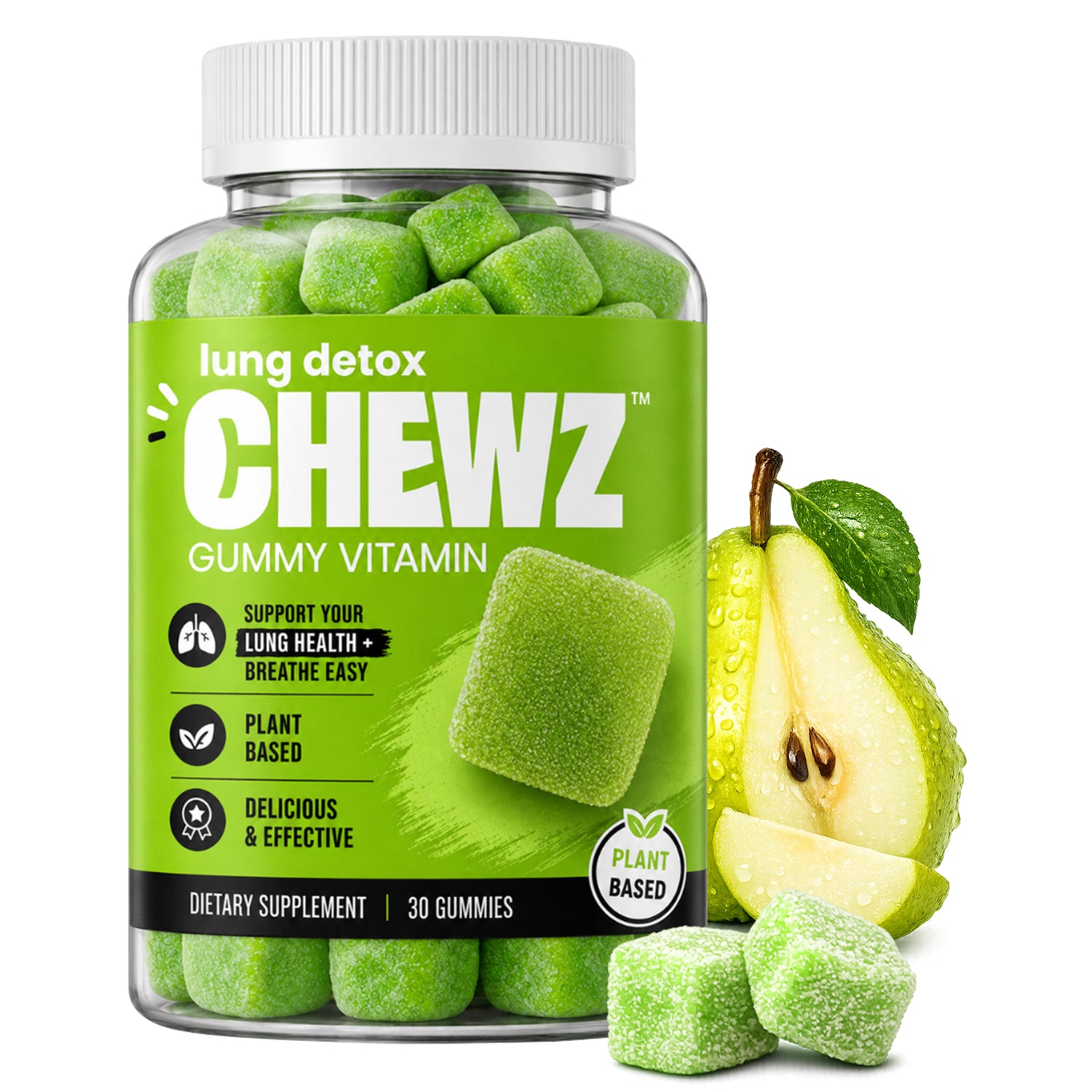 Respiratory & Breathing Wellness Gummies — L-Theanine 110mg | CHEWZ