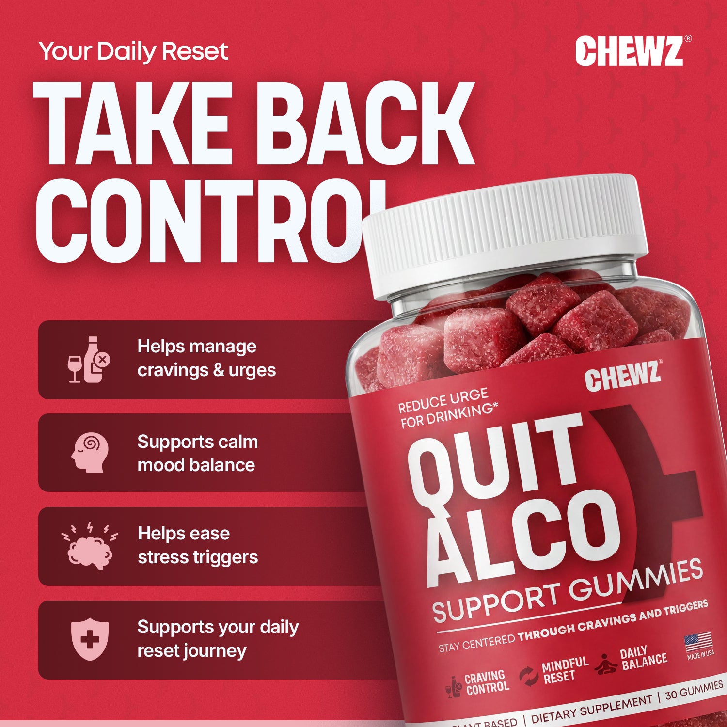 Mood & Liver Balance Gummies — B Vitamins and Herbal Blend | CHEWZ