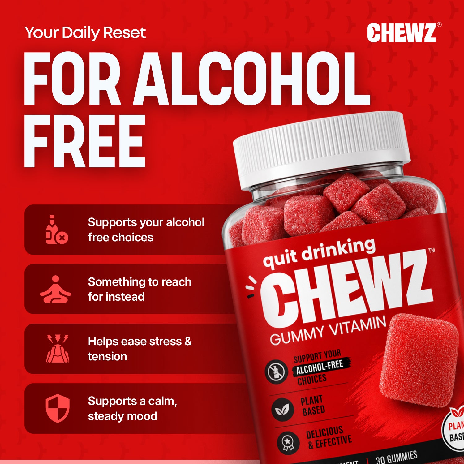 Mood & Liver Balance Gummies — B Vitamins and Herbal Blend | CHEWZ