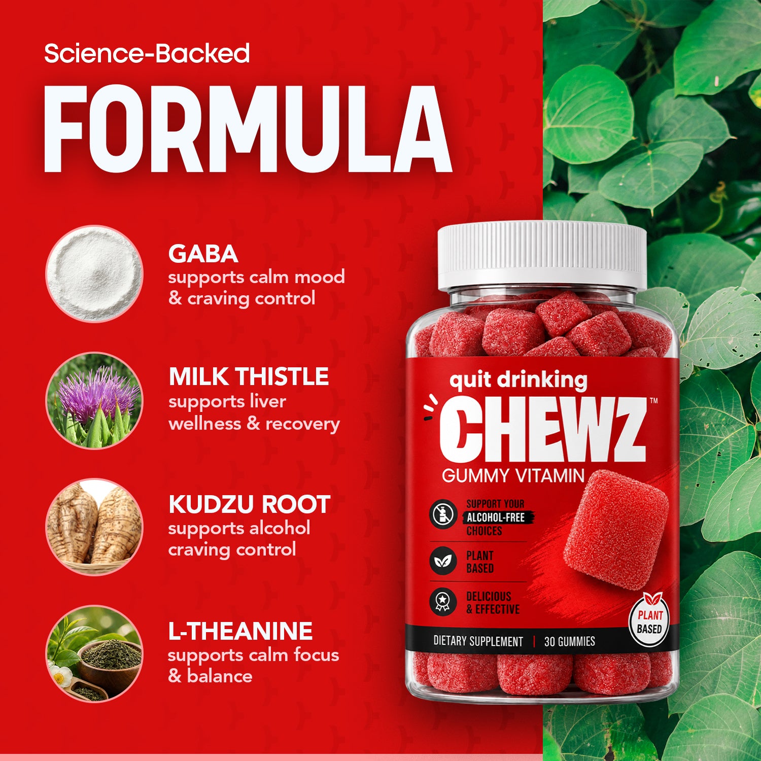 Mood & Liver Balance Gummies — B Vitamins and Herbal Blend | CHEWZ