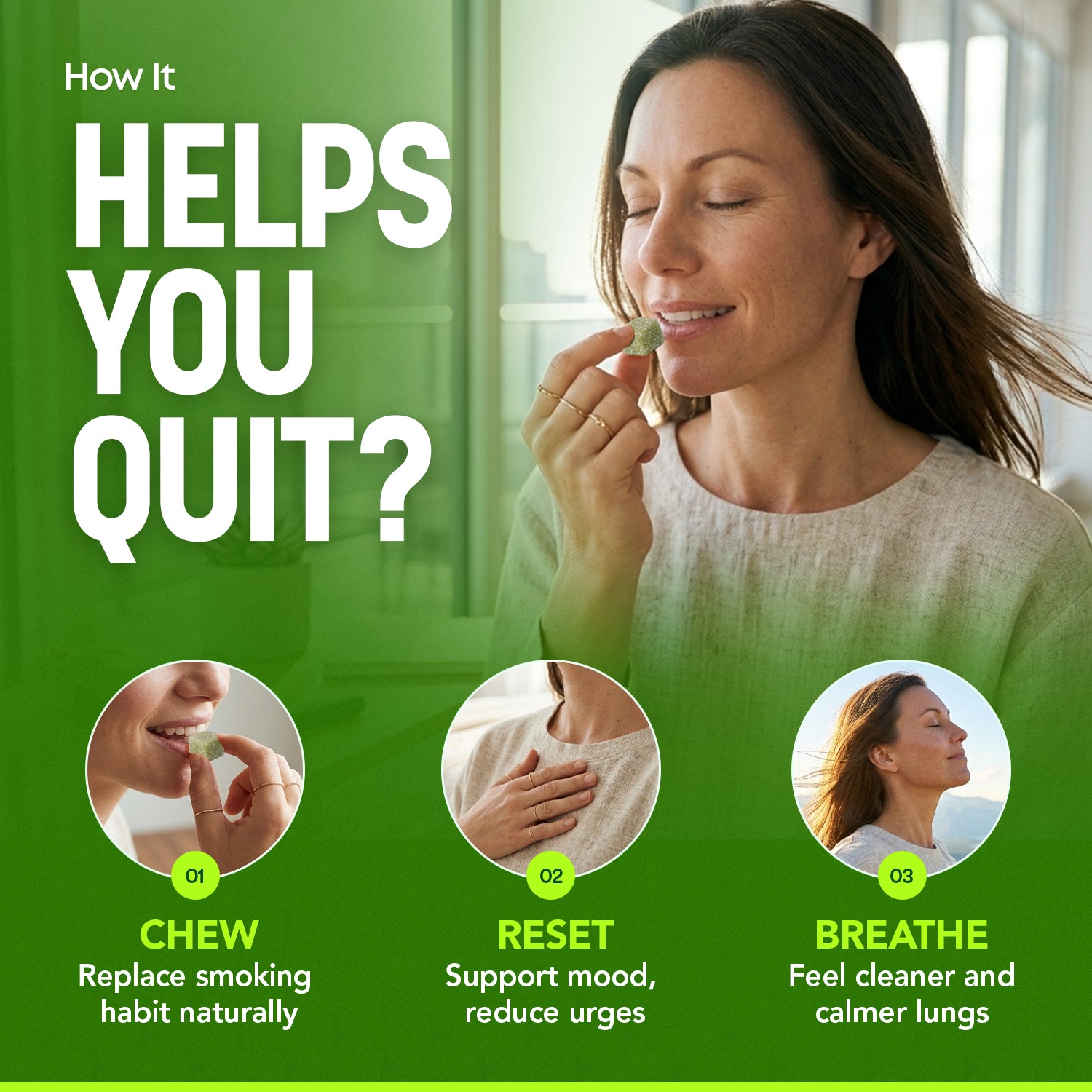 Respiratory & Breathing Wellness Gummies — L-Theanine 110mg | CHEWZ