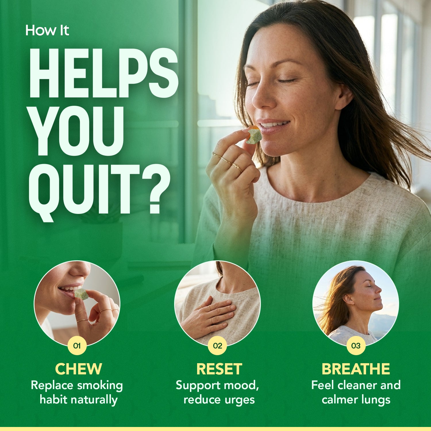 Respiratory & Breathing Wellness Gummies — L-Theanine 110mg | CHEWZ