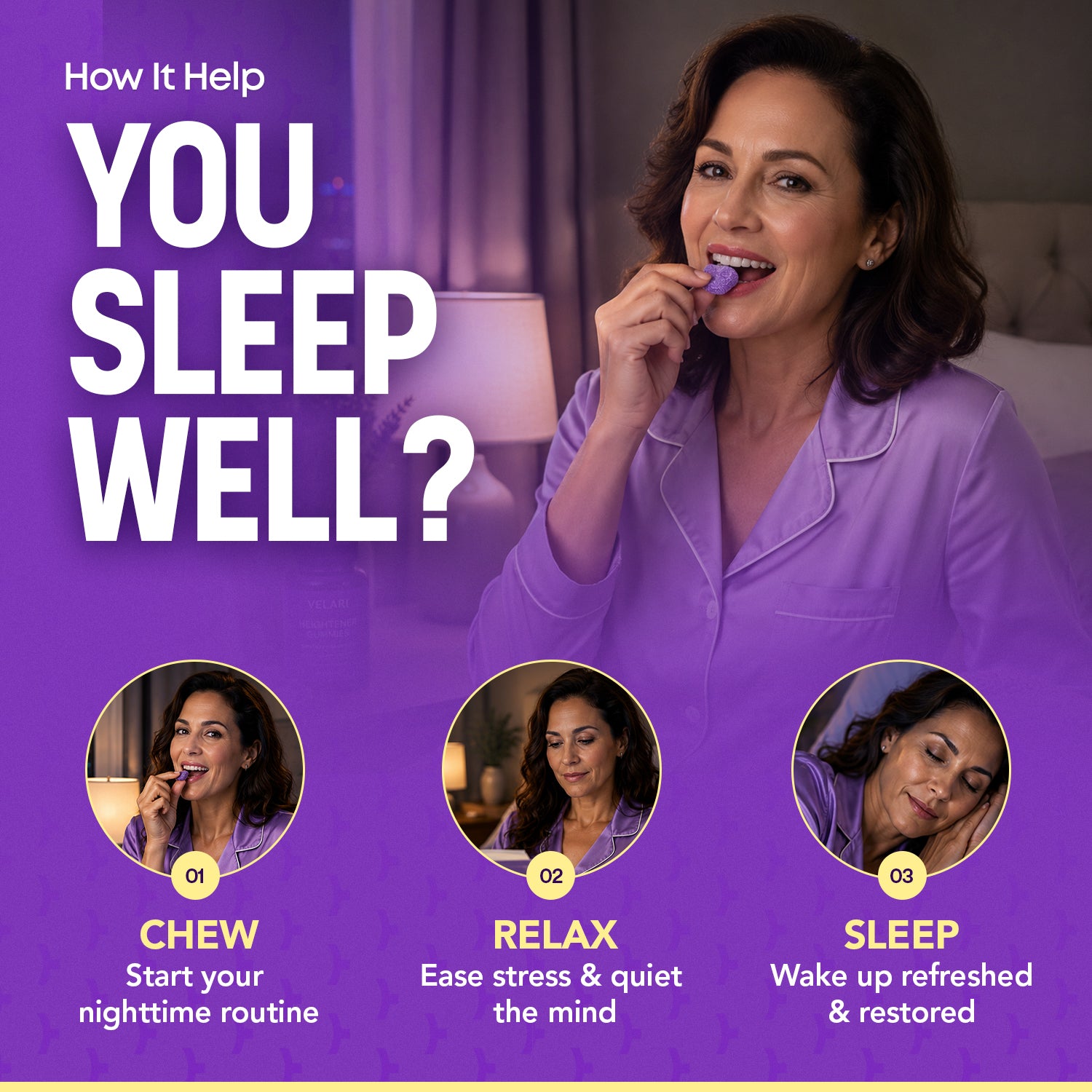 Sleep Support Gummies — Melatonin, L-Theanine | CHEWZ