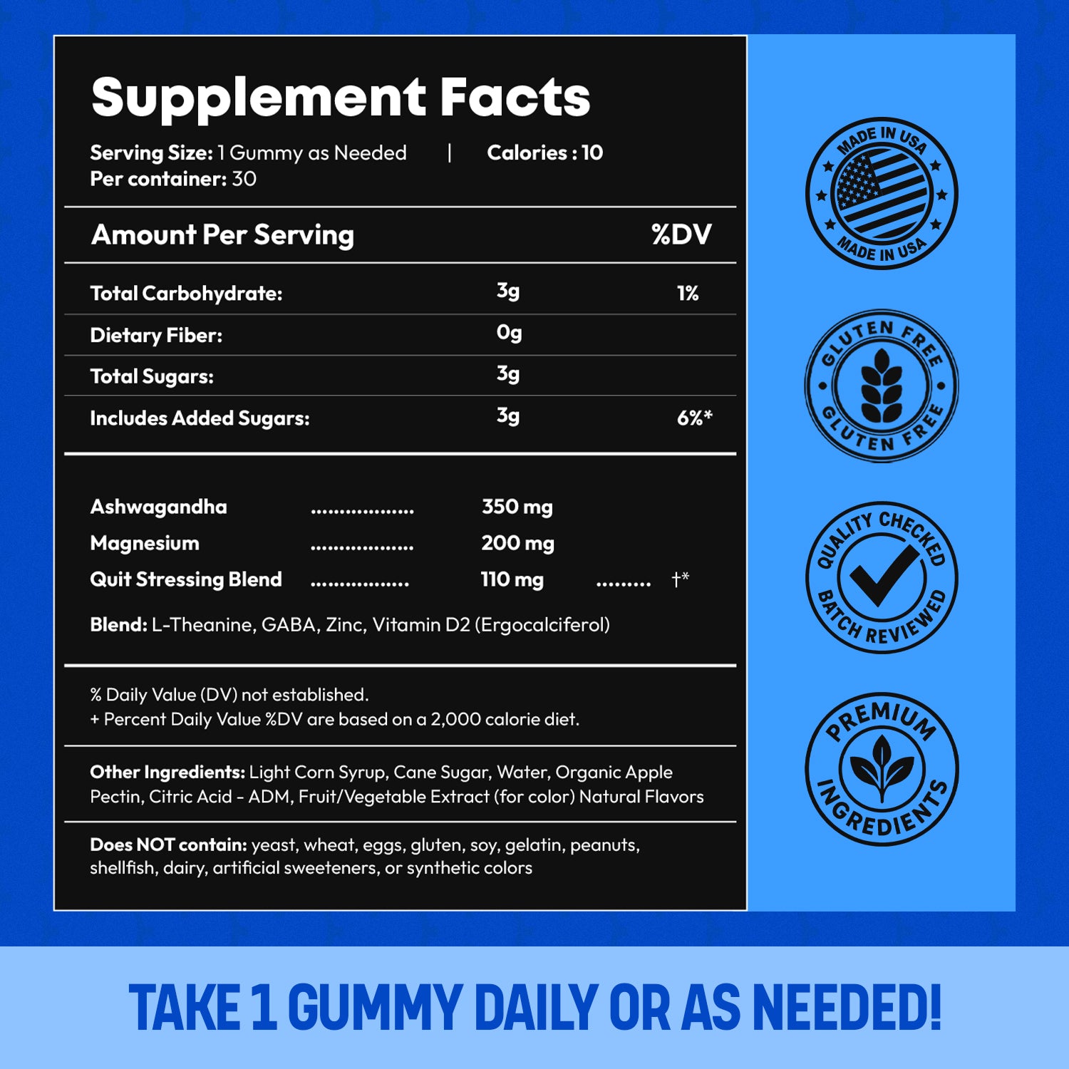 Calm & Stress Support Gummies — Ashwagandha, Magnesium | CHEWZ