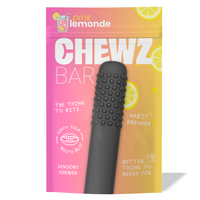 Sensory Fidget Stick Silicone Chewer, Portable Fresh for Habit Replacement, Oral Fixation Wellness Tool, Travel Friendly – Pink Lemonade