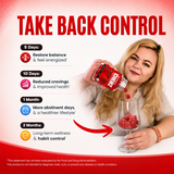 Quit Drinking Alcohol Support Gummies - Natural Craving Control & Liver Detox Supplement