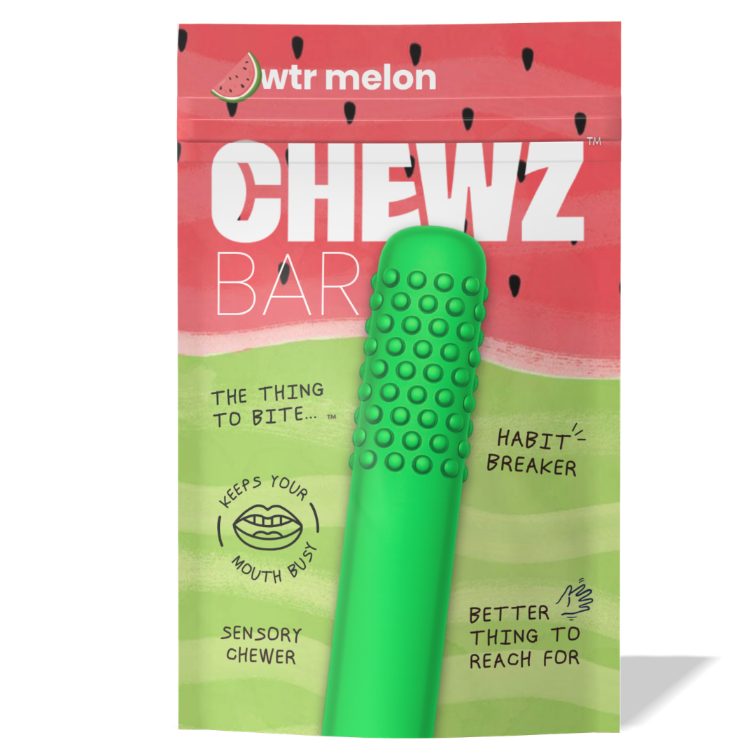 Sensory Fidget Stick Silicone Chewer, Portable Fresh for Habit Replacement, Oral Fixation Wellness Tool, Travel Friendly – Watermelon