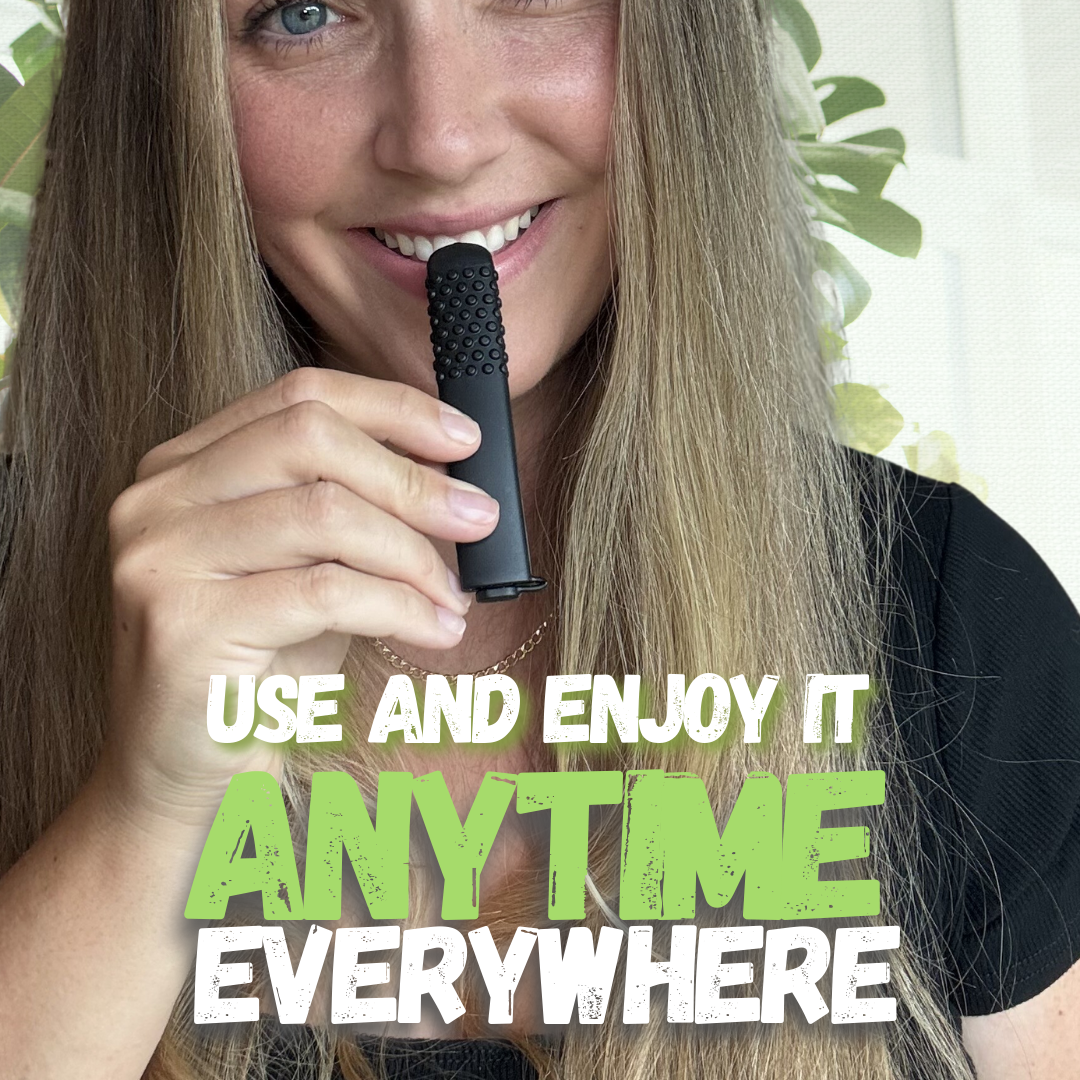 NEW Mullein Lung Detox Chewable Breather PuffBar with Refills, Craving Relief Puffer Help for Quitting Smoking, Vaping, and Bad Habits